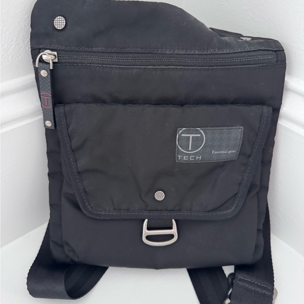 Tumi Black Messenger Bag